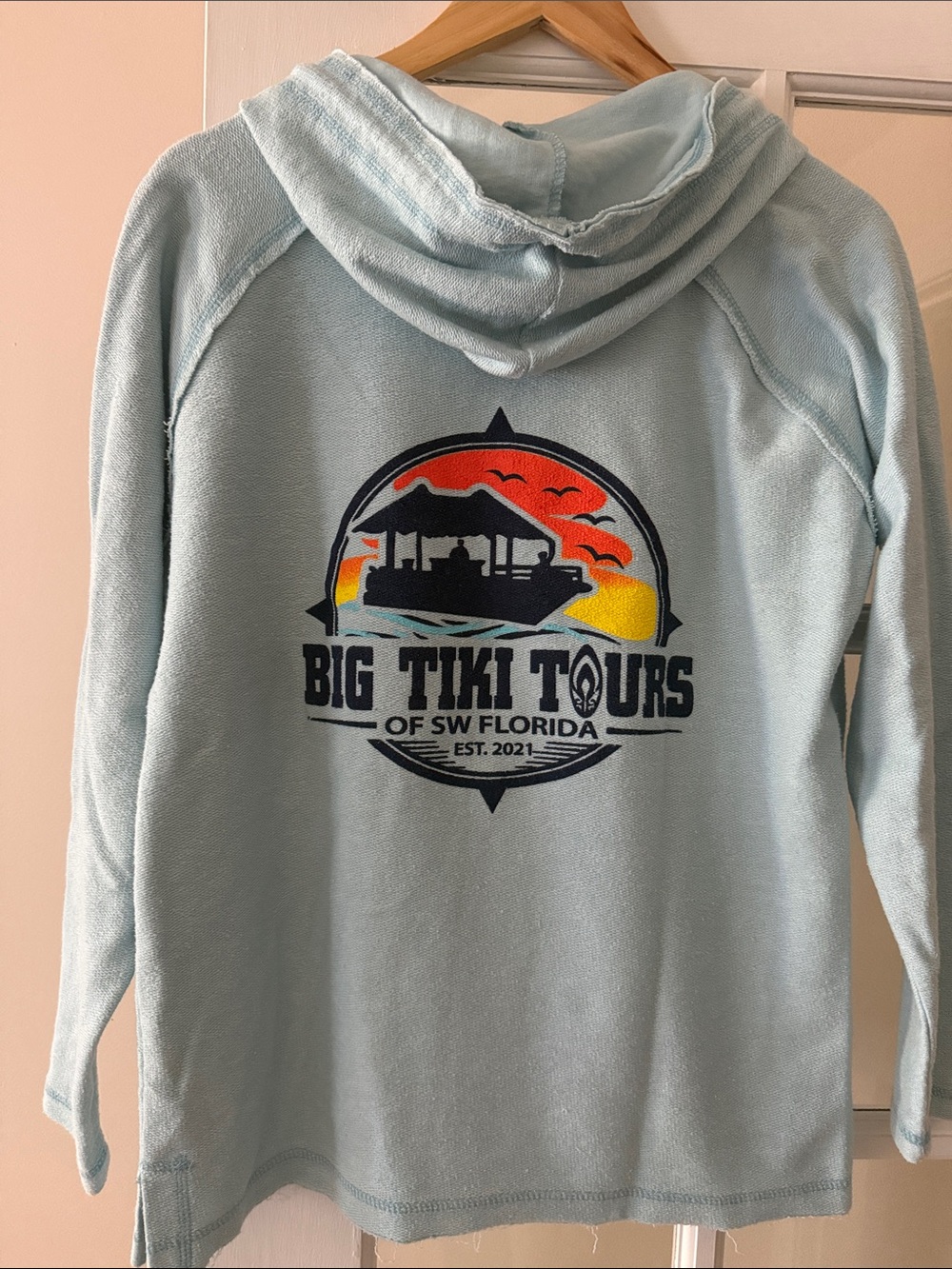 U.S. Apparel big tiki tours hooded sweatshirt